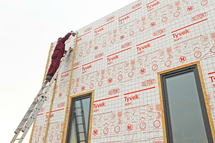 Tyvek soft инструкция по монтажу на стену