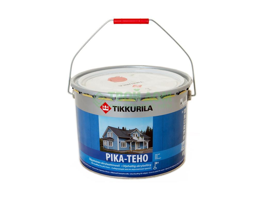 Краска Tikkurila Pika Teho цвет A (белая, светлые тона) база 1 ведро 9л - в  Москве, цена 1,155.44руб.: купить в интернет-магазине