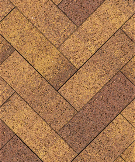 Тротуарная плитка паркет коричневая