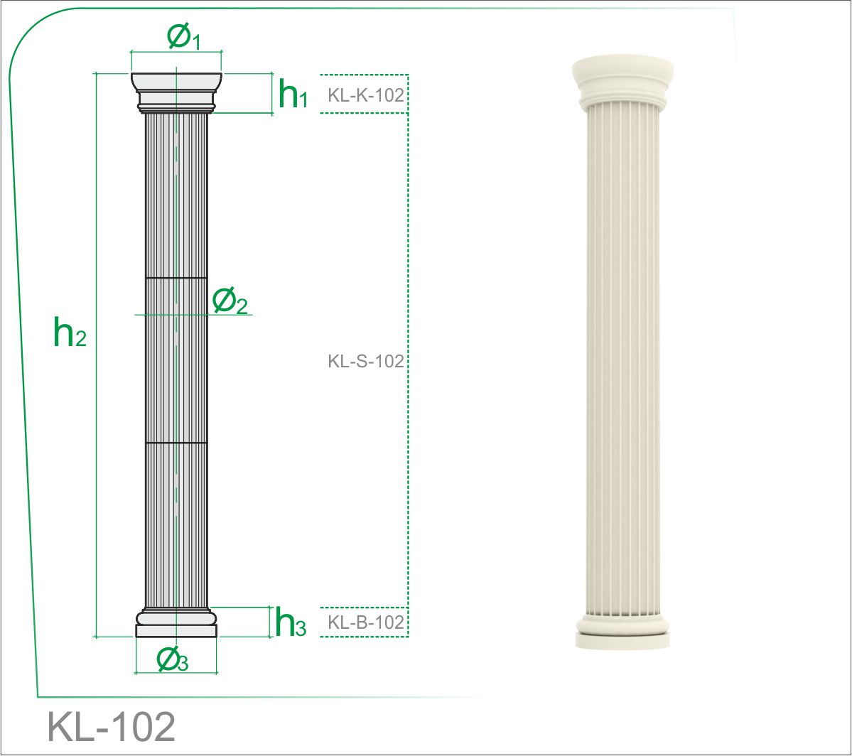 Схема «Двухветвевая колонна» (300х400 мм)